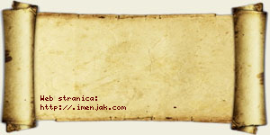 Lena Aćimac vizit kartica